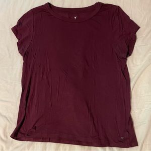 American Eagle soft and sexy tee - burgundy